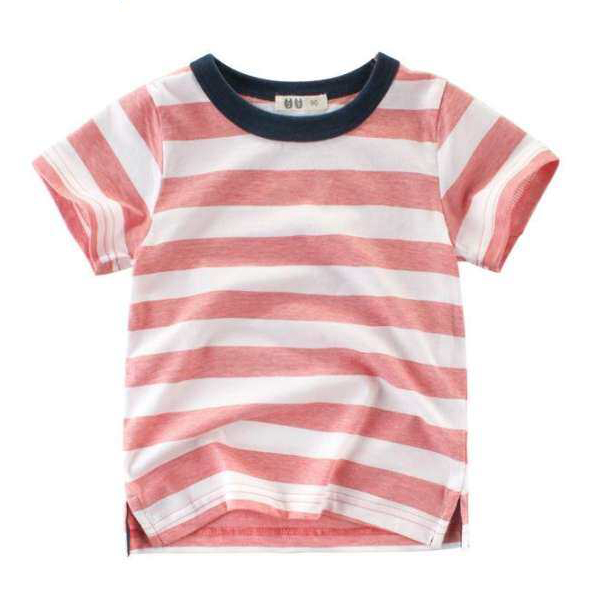 Red and white striped t-shirt for kids