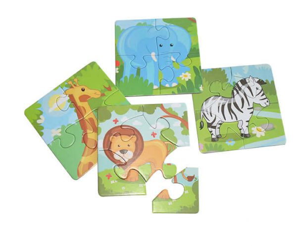Wild Animal Puzzle Toys for Kids