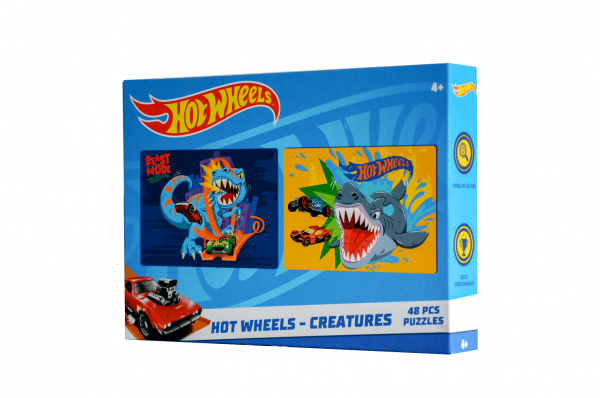 Hot Wheel Creatures Jigsaw Puzzles Side View