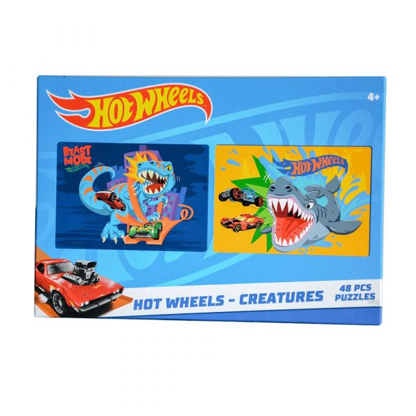 Hot Wheels Creatures Jigsaw Puzzle for Kids