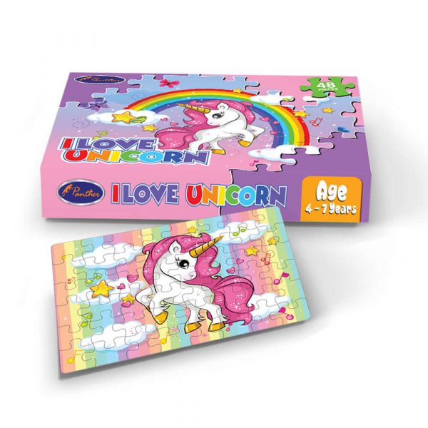 Adorable Unicorn Jigsaw Puzzle for Kids