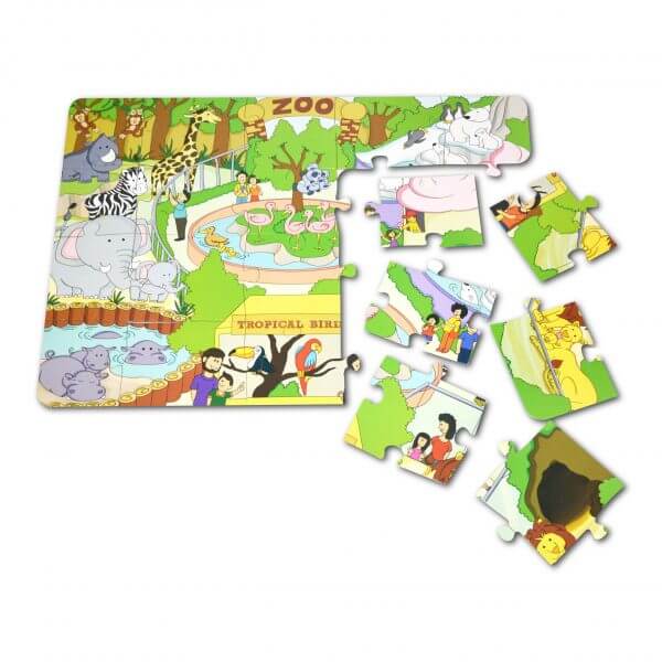 Visit to the Zoo Jigsaw Puzzle for Kids
