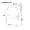 Winking cat school bag- Smiling- Cat face- pink Back pack - Image 2