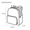 Space toddler school bag - Astronaut - Planets - Rockets - Image 2